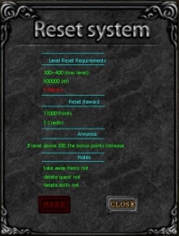 Grand Reset System - MU Online Guides and Tutorials